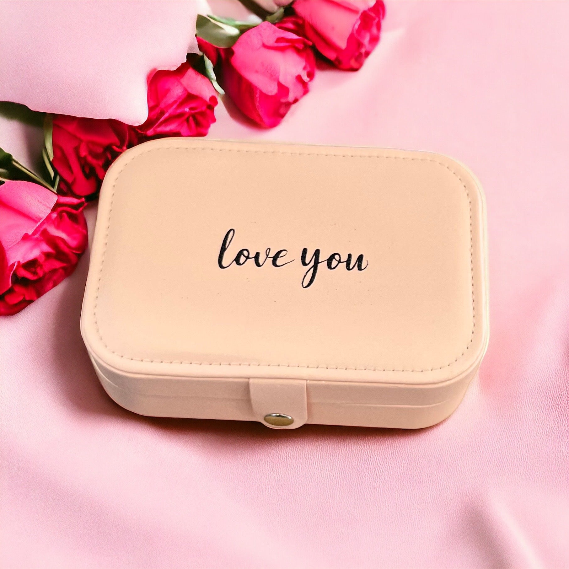 Valentines Day Love You Jewelry Case