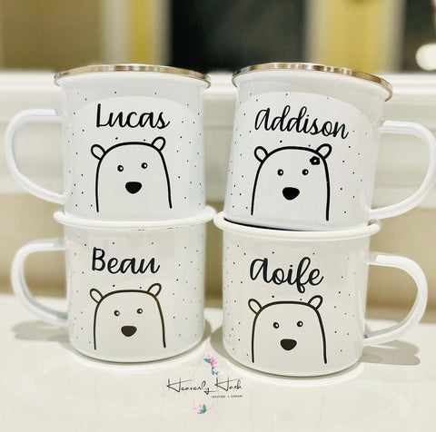 Personalized - Bear Design Camping Mug