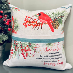 Pocket Pillow - Memorial Cardinal