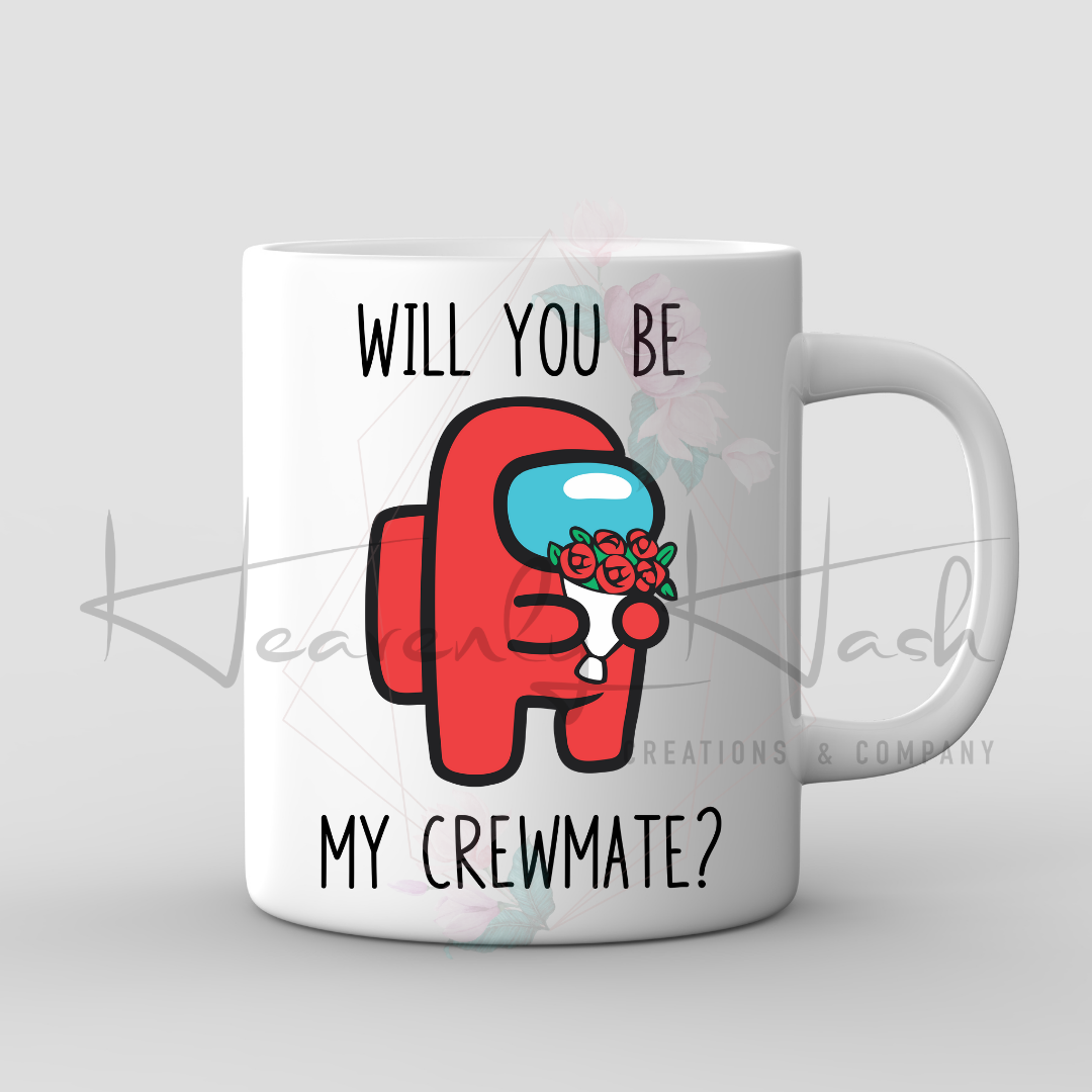 Among us inspired Mug – Heavenly Hash Creations Co