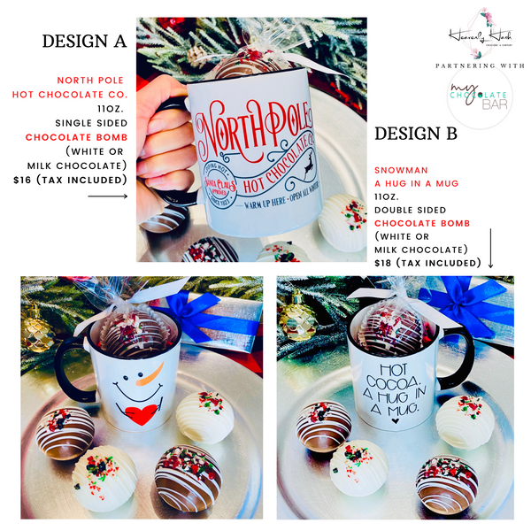 Chocolate Bomb / Mug Gift Set ~