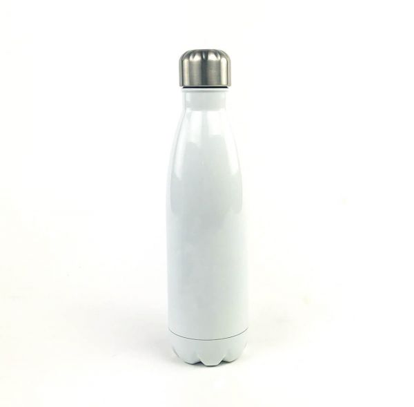 Floral Coke Shape Water Bottle - 17 Oz. (500 ml)