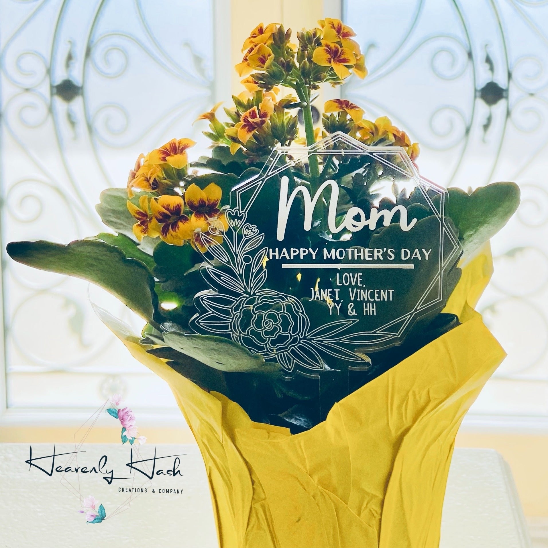 Personalized Flower / Plant Stake