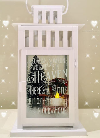 Christmas In Heaven Light up Memorial Lantern