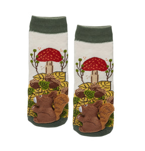 Baby Socks - Squirrel