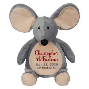 Maverick Mouse (Personalized Birth Stat Plush)