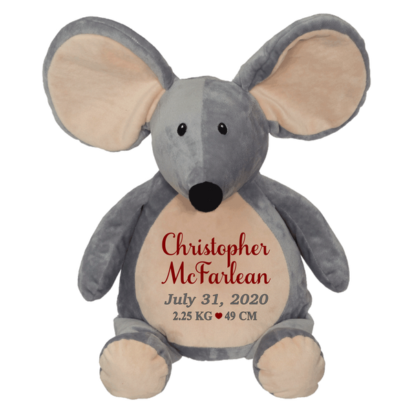 Maverick Mouse (Personalized Birth Stat Plush)