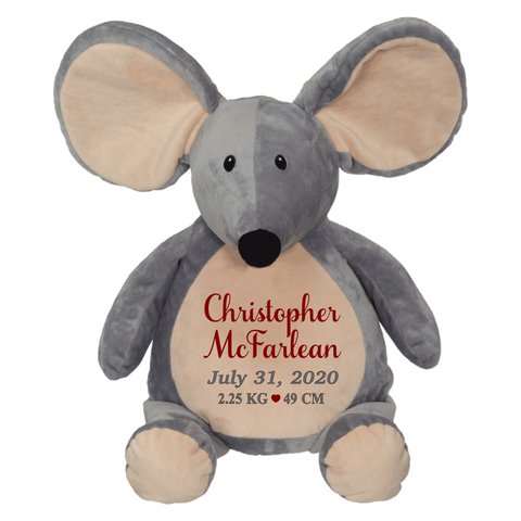 Maverick Mouse (Personalized Birth Stat Plush)