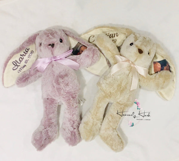 Easter Plush Bunnies (can be personalized)