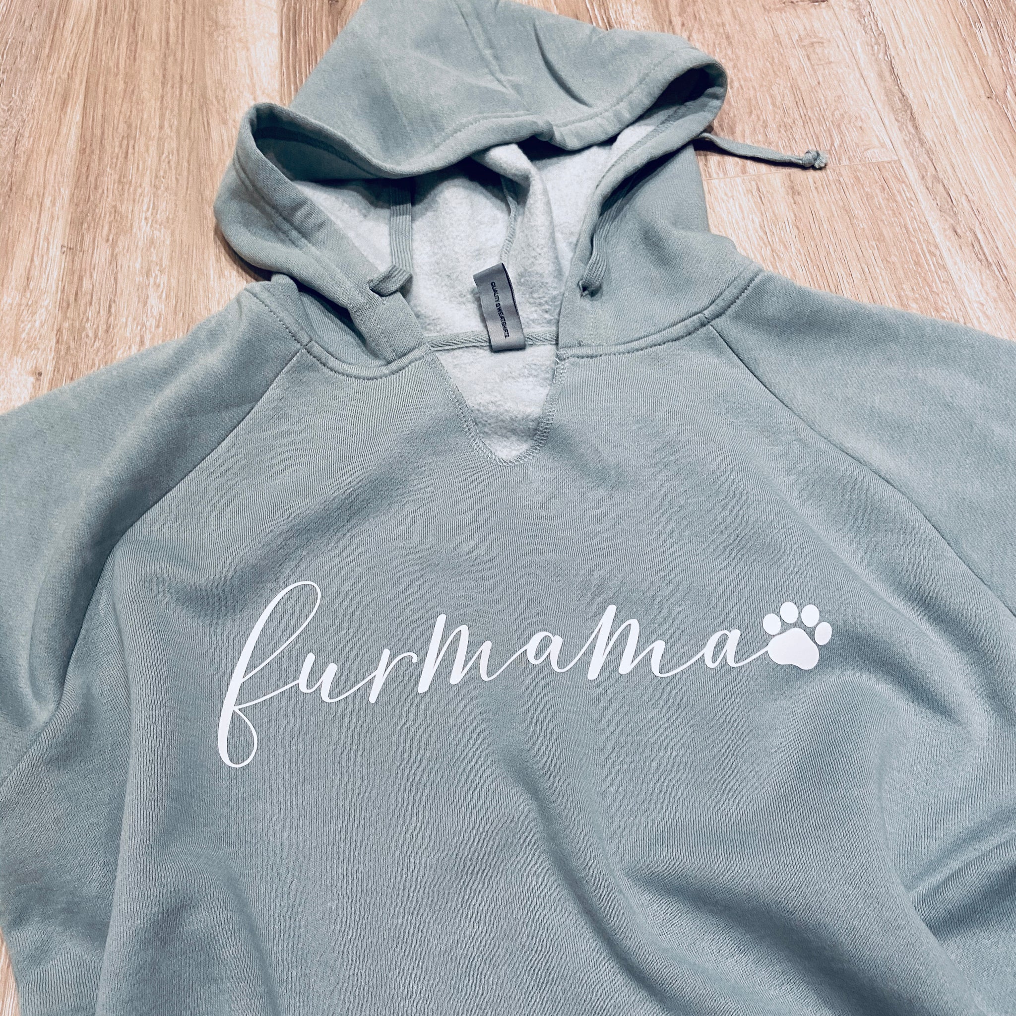 Women's Wave Wash Hooded Pullover - FURMAMA