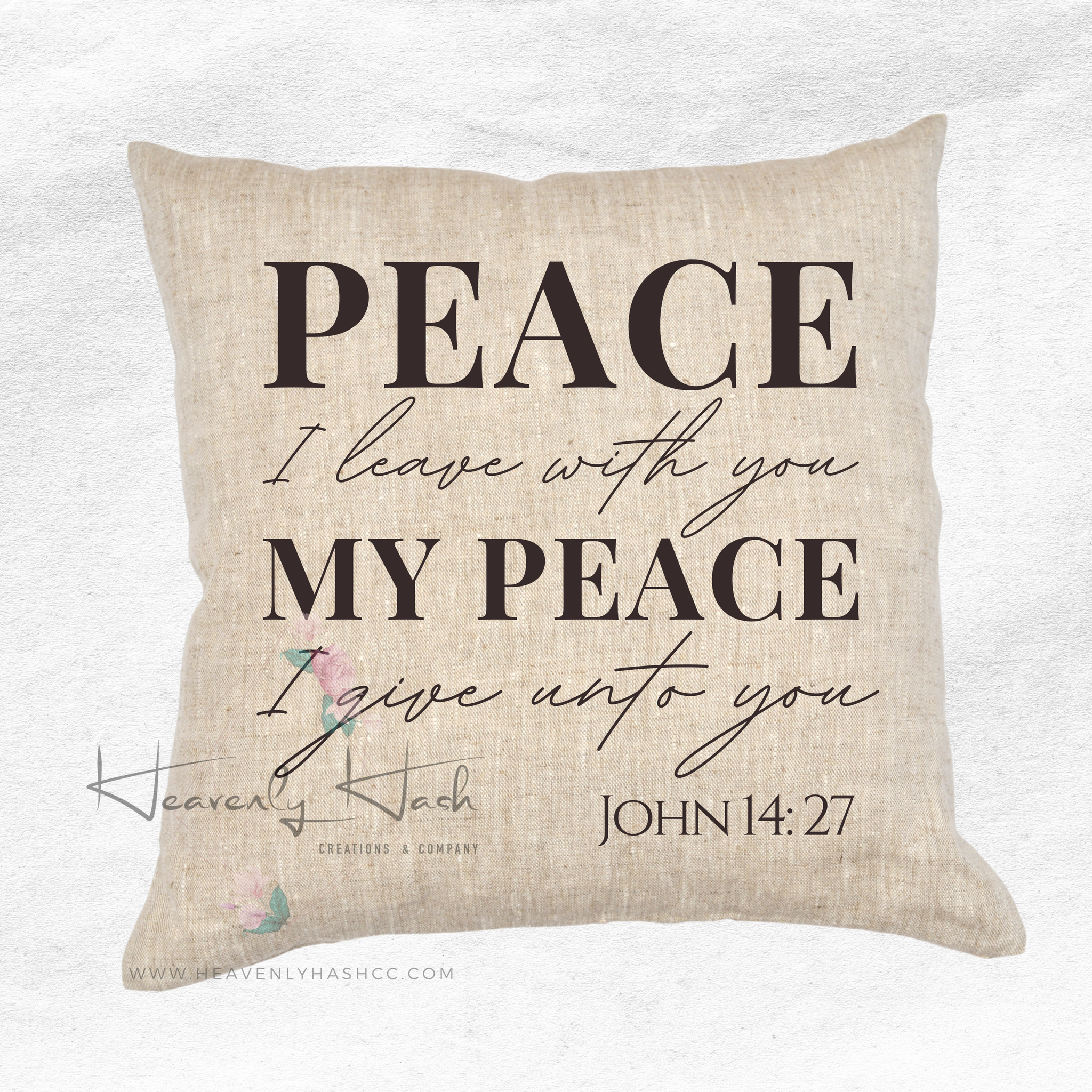 Peace I leave with you Pillow
