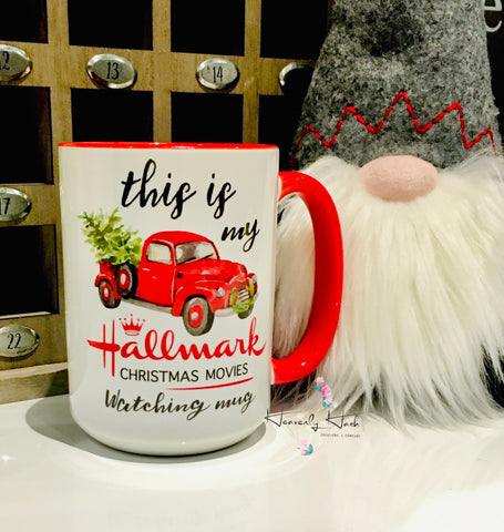 Hallmark X'mas Movie Mug - 15 Oz