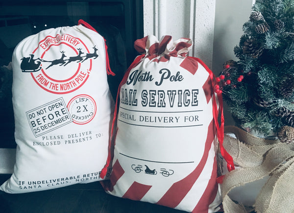 Christmas Santa Sacks - 11 options! While quantities last