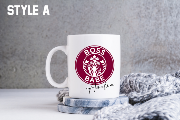 Fun Coffee Mug - BOSS BABE