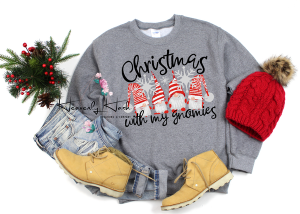 Christmas with my Gnomies Crewneck Sweatshirt