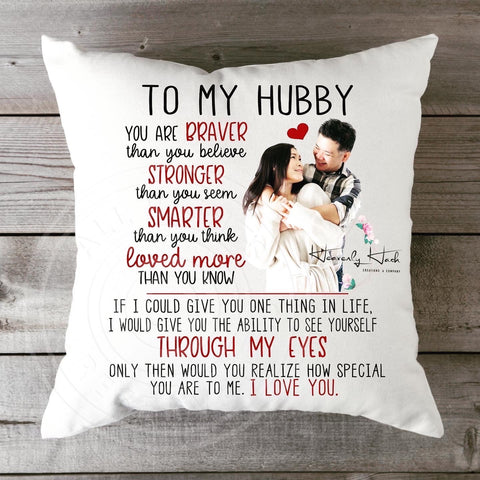 Valentines "Through my eyes" Pillow