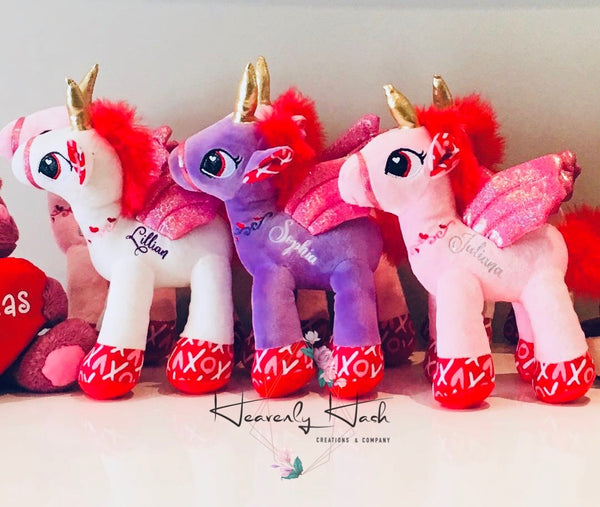 Personalized Valentine's Day Plush - CLEARANCE!!!