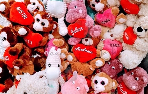 Personalized Valentine's Day Plush - CLEARANCE!!!
