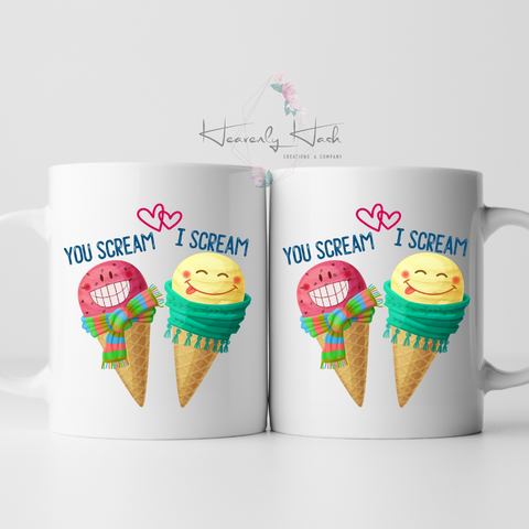 You Scream I Scream Pair Mugs