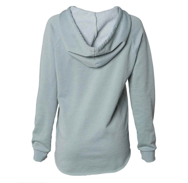 Women's Wave Wash Hooded Pullover - FURMAMA