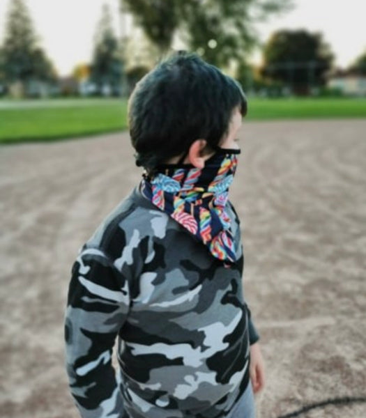 Bandanna Mask with Ear Loops (Kids)