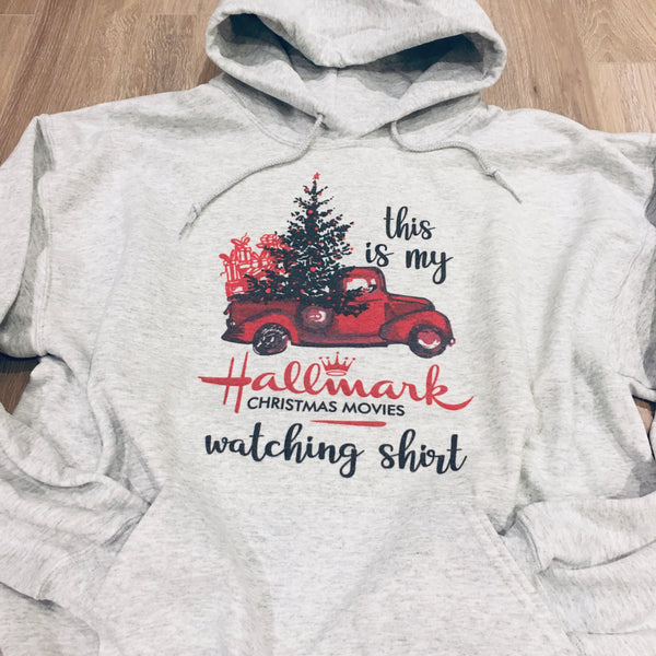 Hallmark X'mas Movie Watching Hoodie