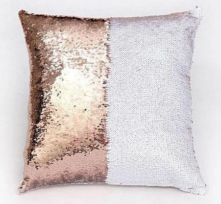 'Let's be Unicorn' Sequin Pillow - Personalize it!