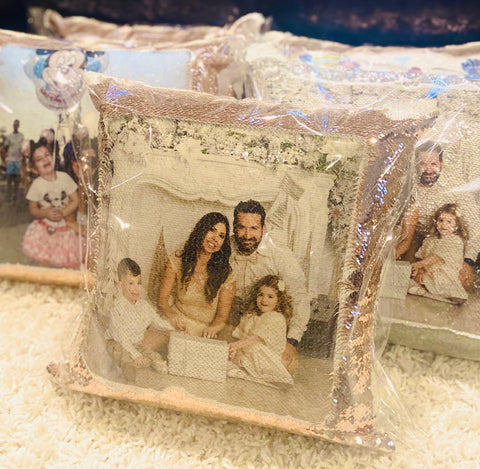 Photo Sequin Pillow - Personalize it!