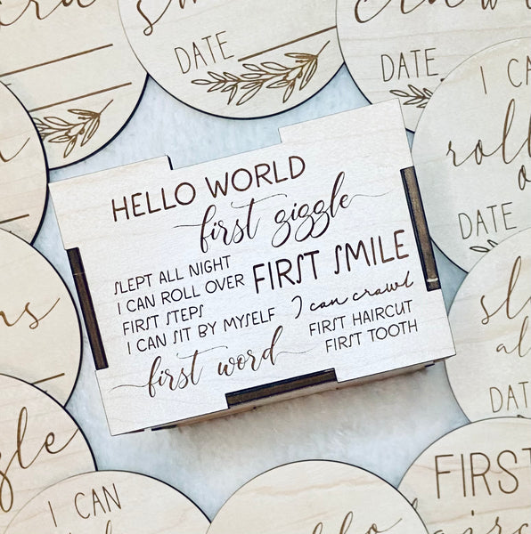 Oh Baby You Did It Milestone Box set