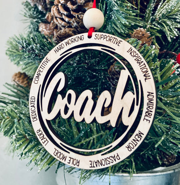 Coach gift / Christmas ornament