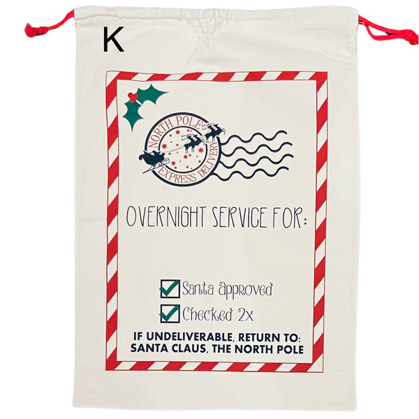 Christmas Santa Sacks - 11 options! While quantities last