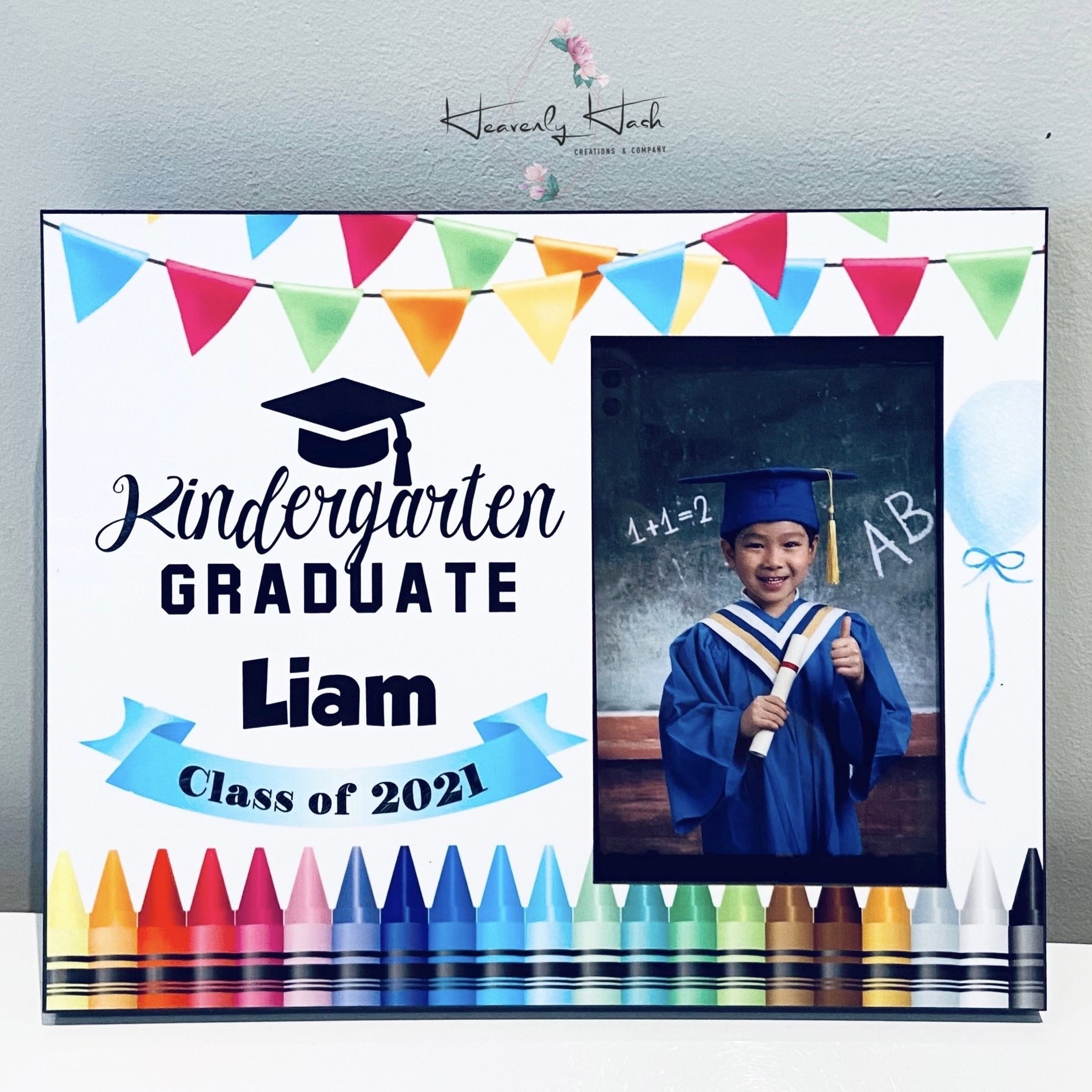 Personalized Kindergarten Graduation Photo Frame